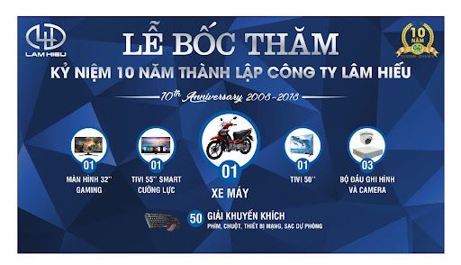 Phông nền lễ bốc thăm 
