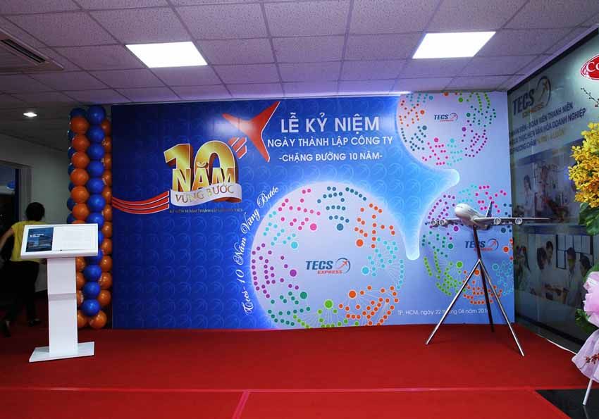 Backdrop bằng decal PP Các Loại Backdrop Phổ Biến Hiện Nay