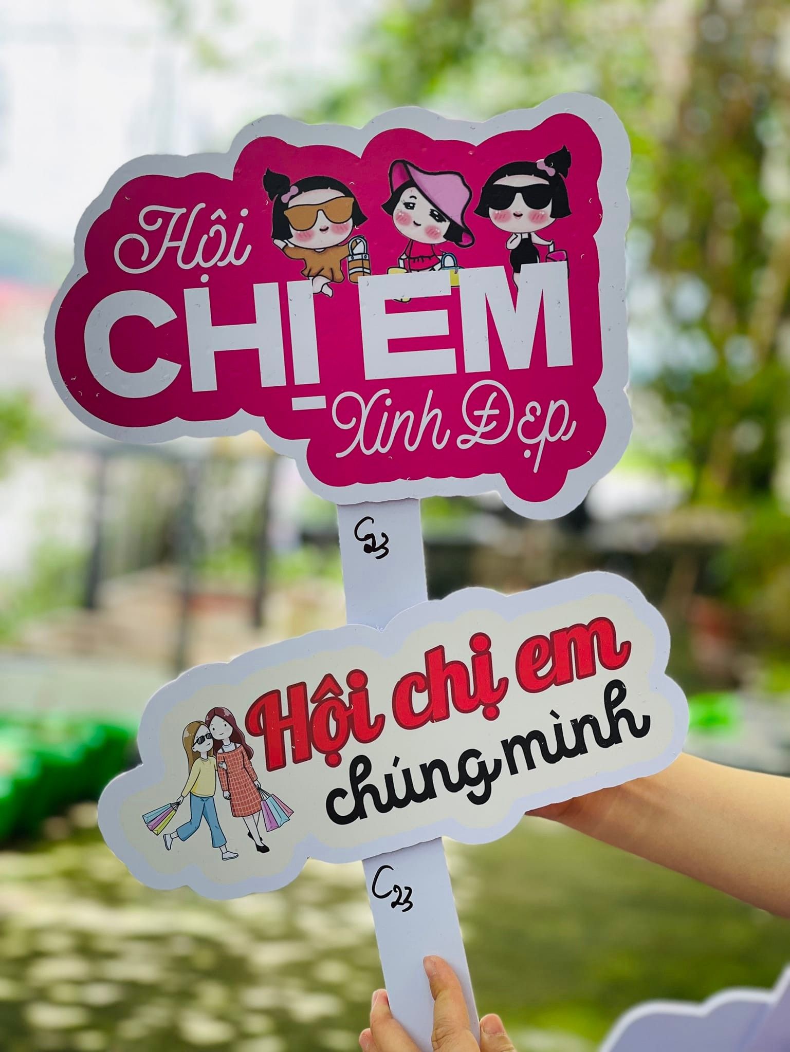 Chất liệu in hashtag phổ biến In Hashtag Cầm Tay Giá Rẻ, In Nhanh Theo Yêu Cầu TP.HCM